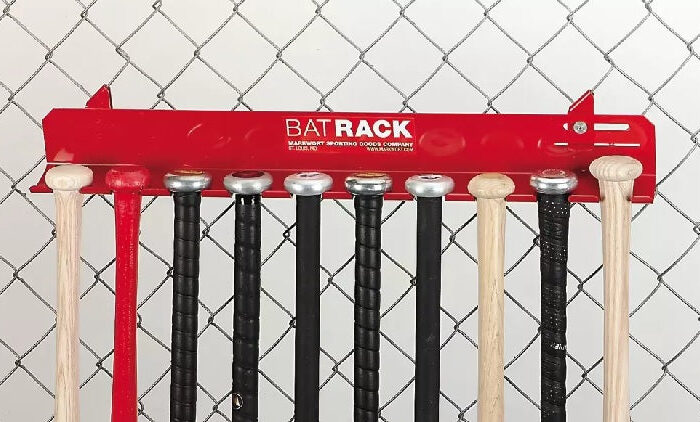 Aluminum Fence Bat Rack