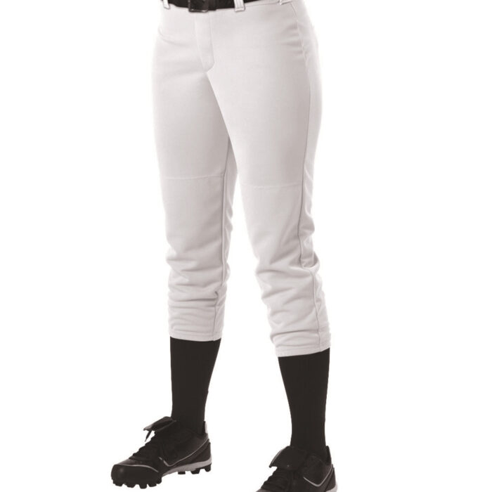Alleson Girls' Fastpitch Softball Pants - White