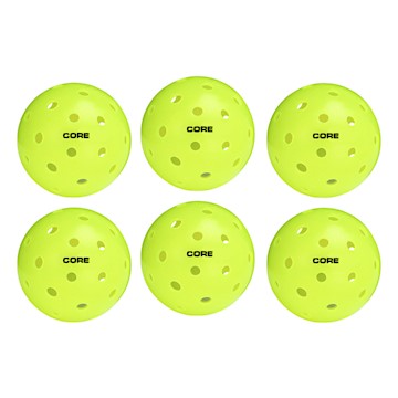 CORE 6-Pack Outdoor Pickleballs