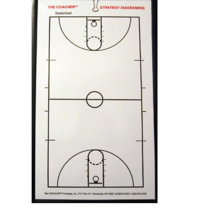 Coacher Frame-Less Magnetic Board - Basketall