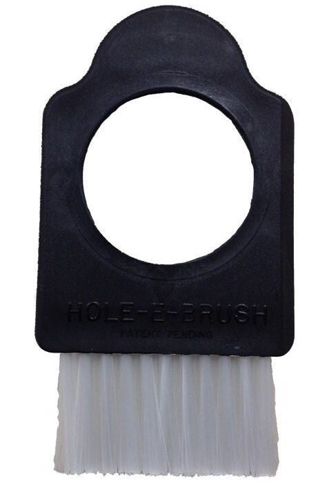 Hole-E-Brush Baseball w/ White Bristles